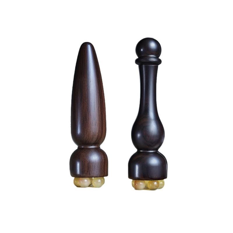 Small Lotus Pod Facial Massager Wooden Beauty Skin Care Tool No Paint Natural Wood Facial Relaxation Equipment