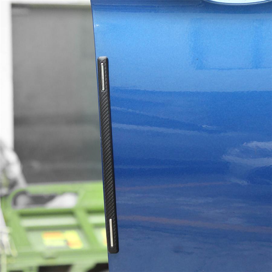 

New 4xCarbon Fiber Look Car Bumper Corner Guard Cover Anti-Scratch Protector Sticker