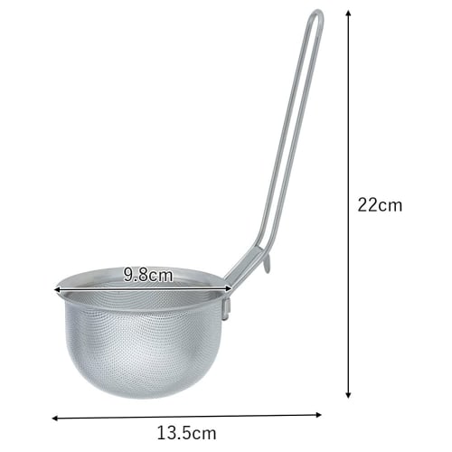 Shimomura Kihan Miso Strainer, Punched, Made In Japan, Dishwasher Safe, Non-Clogging, Easy To Clean, Hanging Hook, Durable, Sturdy, Stainless Steel, T