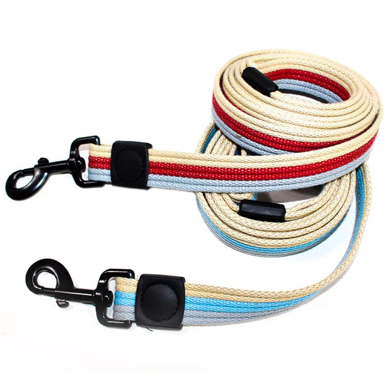 Pet Canvas Towing Leashes Extended and Thickened Traction Rope for Walking Training Lead for Pet Puppy Small Medium Big Dogs