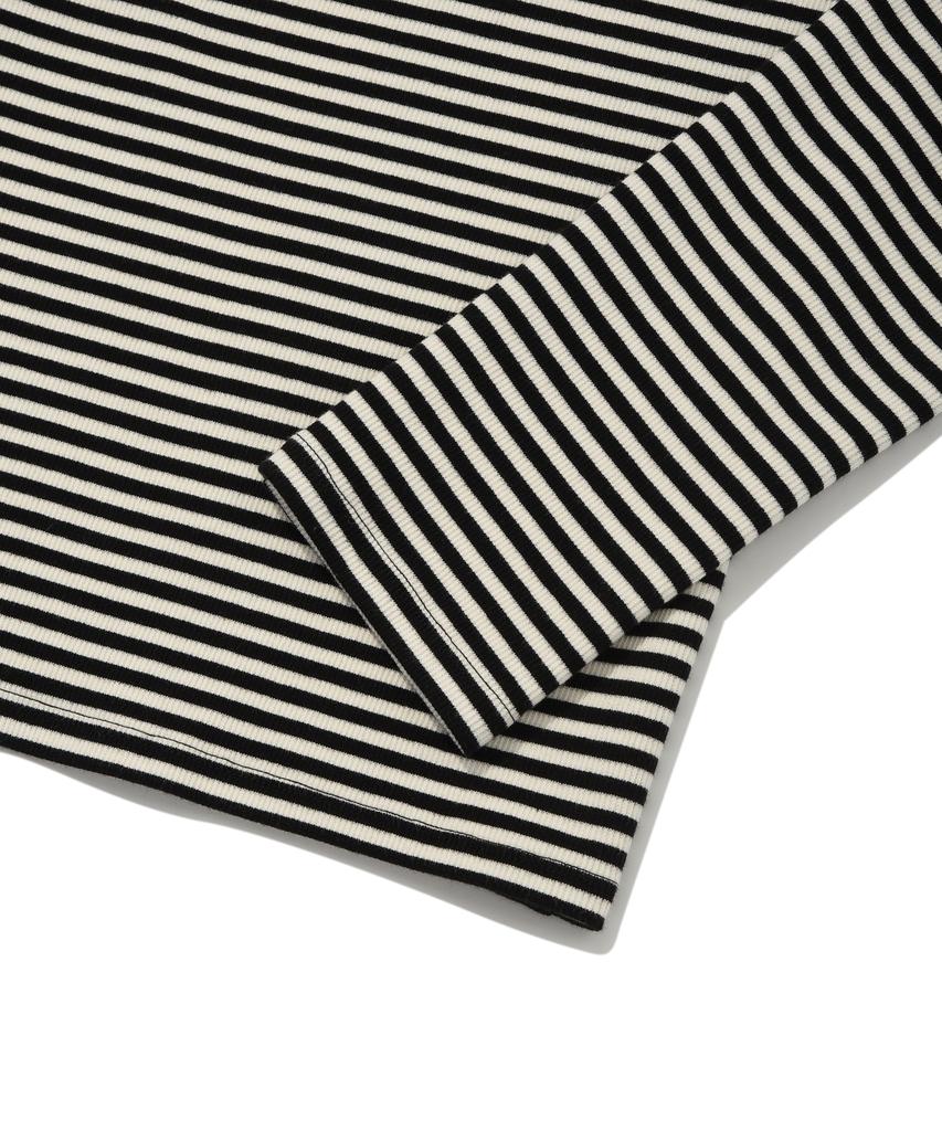 RETRIEVER CLUB Basic Stripe Long Sleeve [Black]