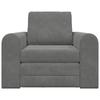 Dark Gray Velvet Sofa Bed