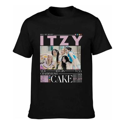 Itzy Female Group T-shirt Kill My Doubt Cake Kpop