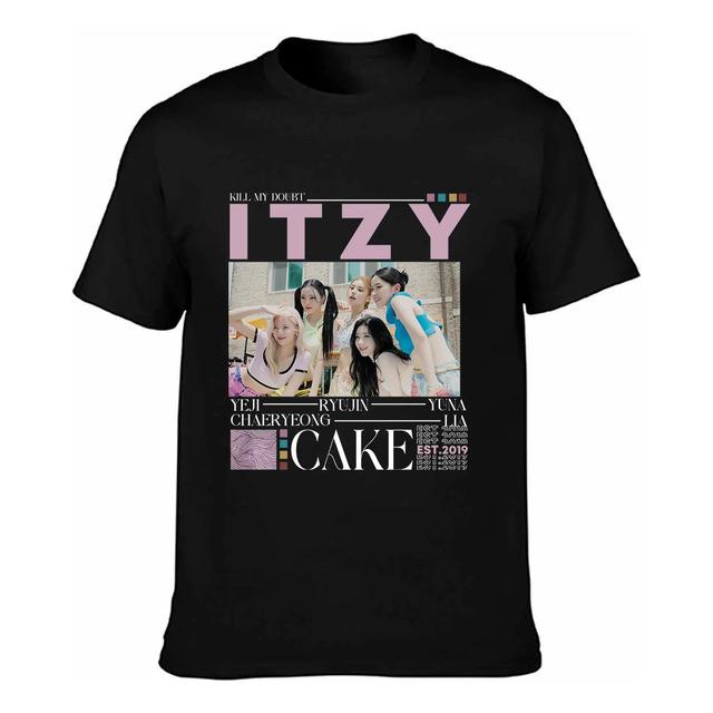 T-shirt Groupe Féminin Itzy Kill My Doubt Cake Kpop