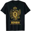 Serbia Serbian Serb Srbija Eagle Men TShirt Short Sleeve Casual Cotton ONeck Summer Shirt
