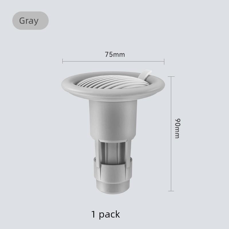 Floor Drain Deodorizer Bathroom Silicone Bean Sprout Mat Anti-Odor Cover Toilet Sewer Anti-Insect Anti-Odor Stopper Deodorizing Cover