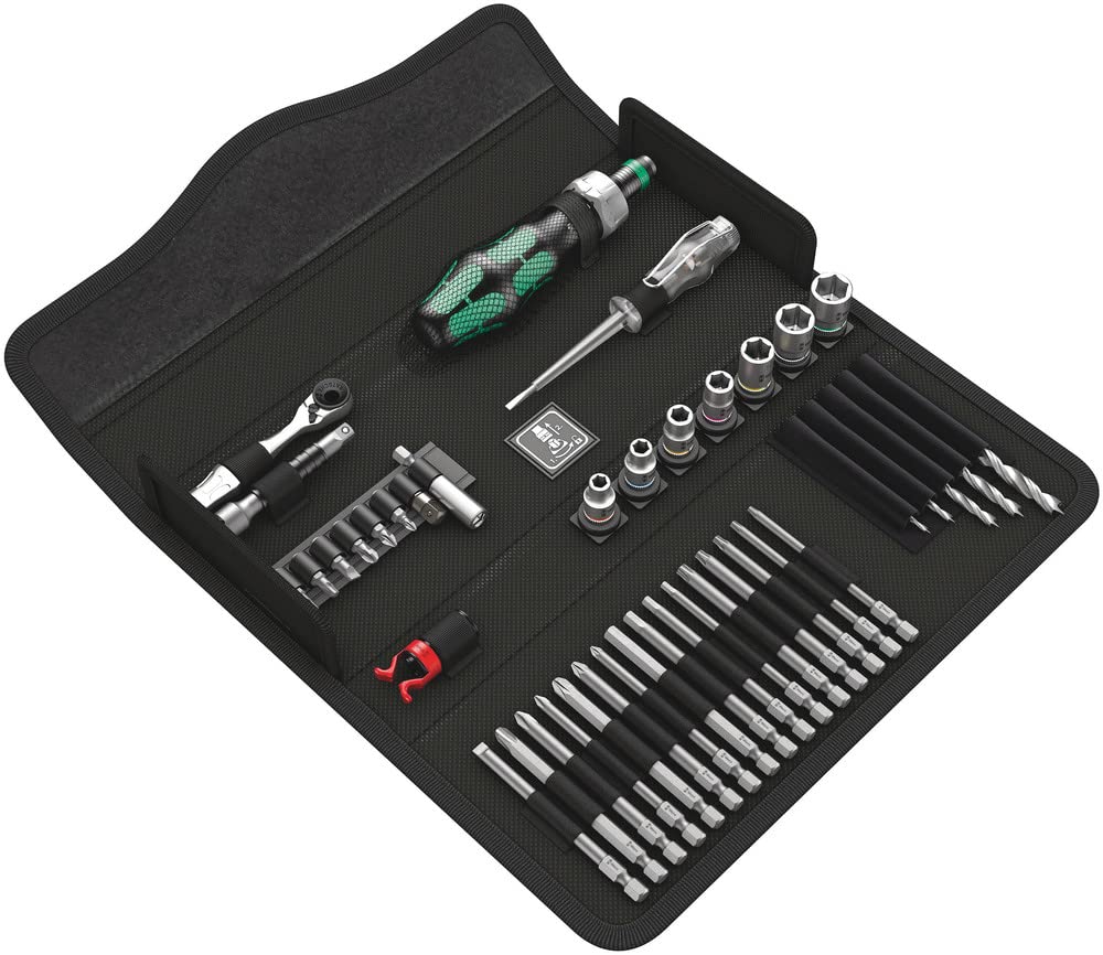 

Wera 05135939001 Kraftform Kompakt H 1 Tool Set for 41 Pieces Japanese Woodworking, [Official Import]