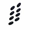 Black Onyx Oval Cabochon Lot of 8, Natural Black Onyx Gemstones, Matching Cabochon Set for Jewelry Making