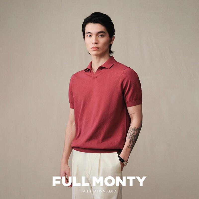FULL MONTY Men s Knitted Polo Shirt 2XL