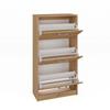 Shoe Cabinet Paula Chest Of Drawers Oak Artisan