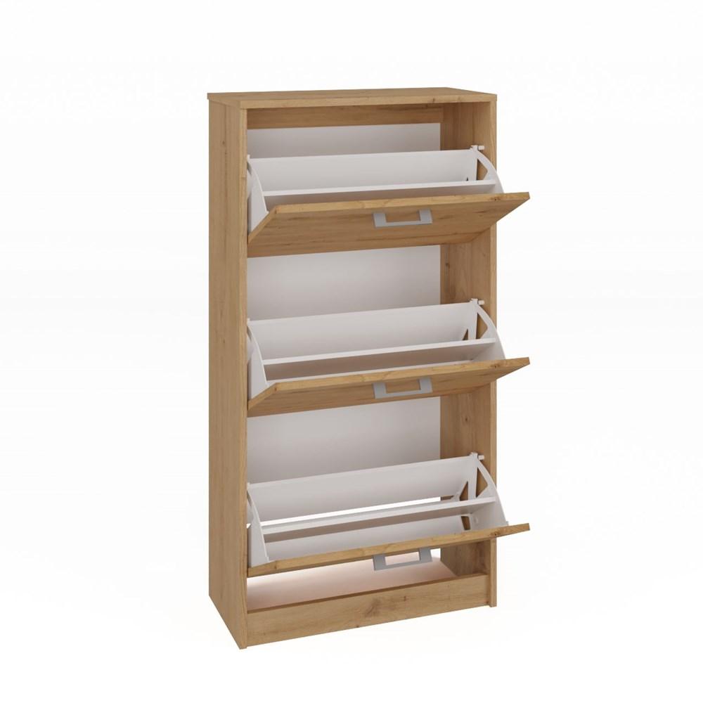 Shoe Cabinet Paula Chest Of Drawers Oak Artisan
