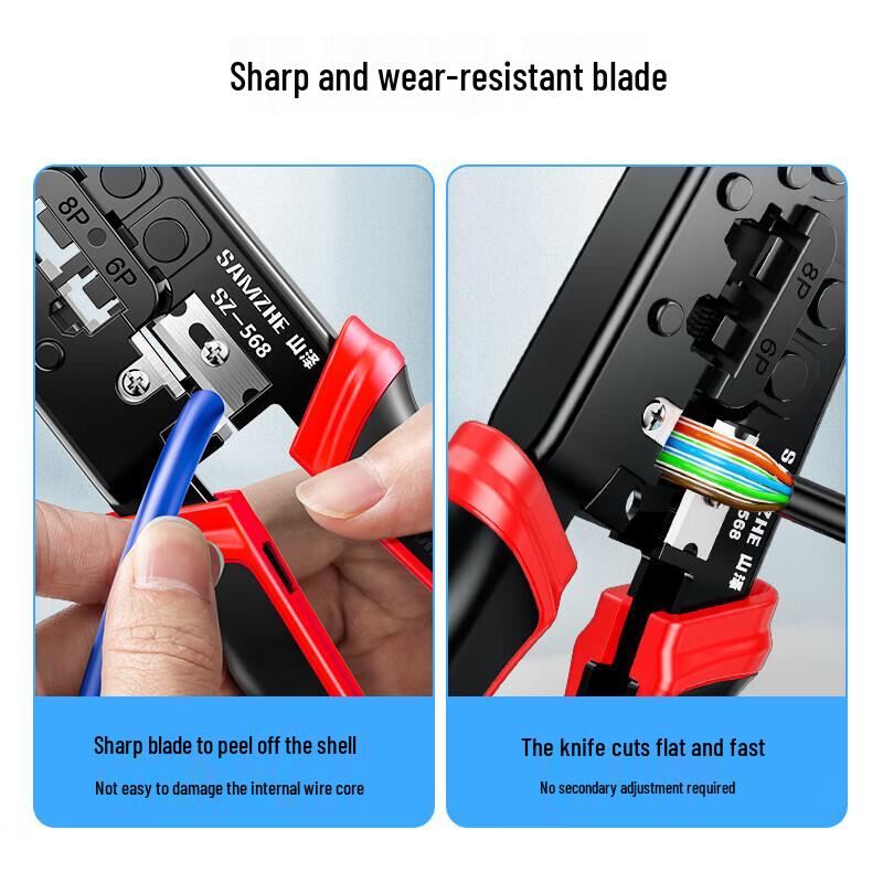 Shan Ze SZ-568 Multi-functional Network Cable Crimping Tool