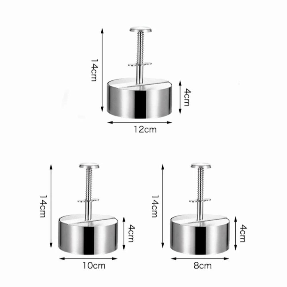 Non Stick Hamburger Patty Maker Stainless Steel Meat Patty Press Patty Making Mold  Kitchen Use