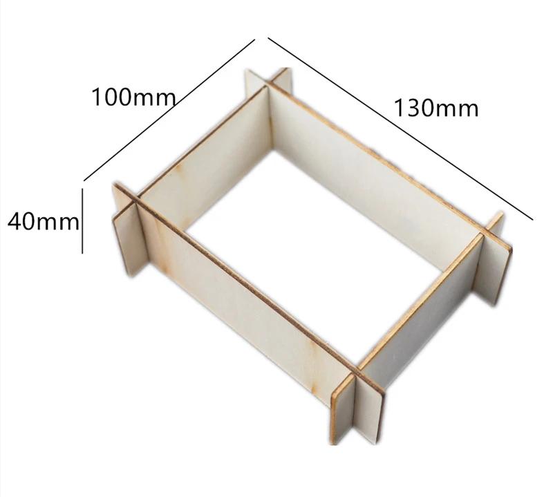 Handmade Molds Diy Coasters Square Coasters Box Holds Mirror Crystal Drop Epoxy Mold for Hand Made Gadgets Accessories Tools