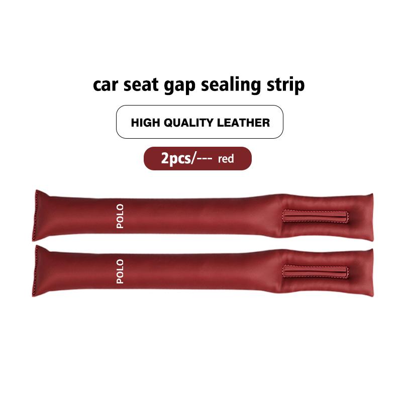 VFHJQ1 For Volkswagen VW Leather Car Seat Gap Filler Anti Slip Storage Pocket Sealing Strip Golf Jetta Passat mk4 mk5 mk6 CC B5 B6 B7