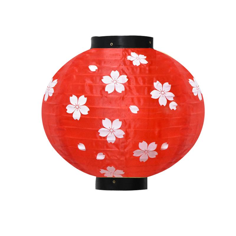 Japan Style Sakura Lantern Chinese Oriental Style Plum Blossom Silk Cloth Lantern Restaurant Wedding Party Festival Decor Gifts