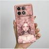 Shockproof Phone Case for Xiaomi Poco F6 Pro 5G Redmi K70 Pro Pretty Butterfly Flower Soft TPU Shell PocoF6Pro Bumper Back Cover
