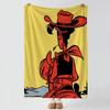 Cartoon L-Lucky Luke-e Throw Thick Comfort Flannel Quilt, Multi-scene Use Indoor Outdoor Daily Nap