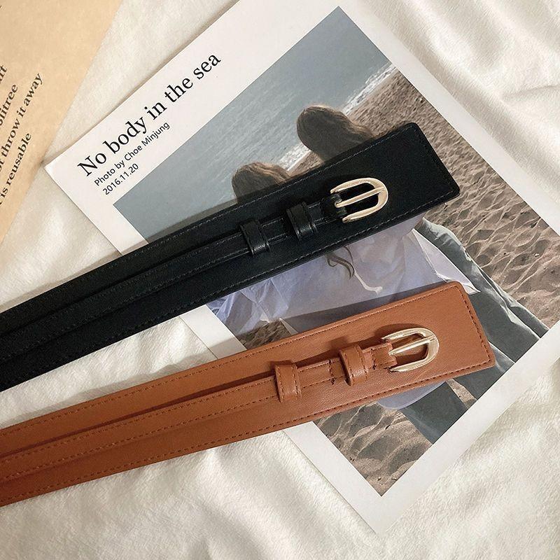 Wide Multipurpose Black Waist Belt For Women With Chic Design For Casual And Looks Formal