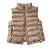 Women S Stand Collar Sleeveless Down Cotton Vest Autumn Winter Casual Outerwear