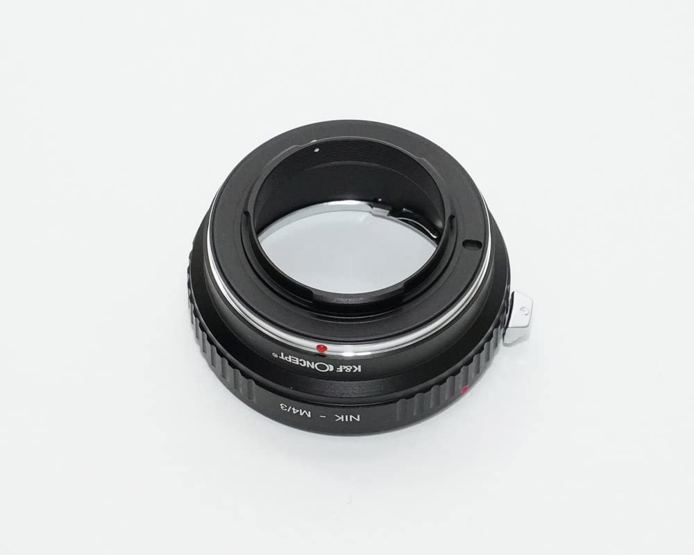 Nikon AI Lens To Micro Four Thirds Mount Adapter with Lens Cloth K&F M4/3 NF-M43 (KFM43)