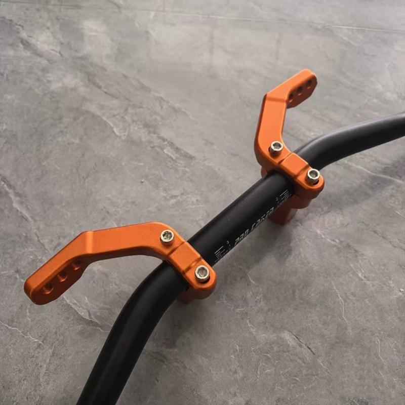 Adjustable Universal Handlebar Protector Motorcycle Handguard Brackets Fitting Most 22mm & 28mm Handlebars for Easy Use