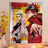 GGokurakugai Cartoon Anime DIY Wall Tapestry Hanging Tarot Hippie Wall Rugs Dorm Home Decor