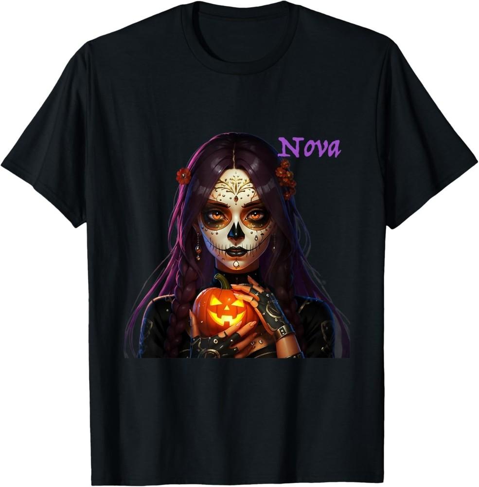 Dia de Los Muertos Nova Edition, Anime Art Design T-Shirt