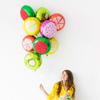 Adorable Fruit Theme Balloons Strawberry Watermelon Orange Pineapple for Nursery Birthday Decorations Outdoor  Style