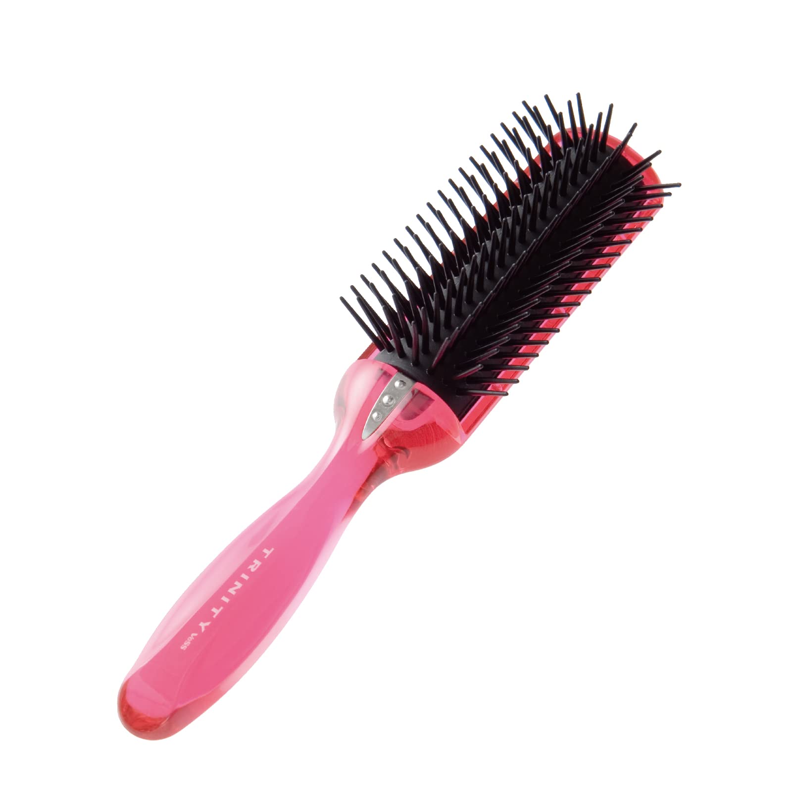 

Vess Blow Made in Outlet Large Brush, Japan, Anti-Static, Anti-Static, Professional-Made Hairbrush, (Collagen-Infused, Blow) розовый