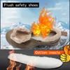New Winter Thickened Wool Work Safety Shoes For Men Steel Toe Cap Work Boots Non Slip Security Shoes Male Snow Boots