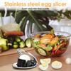 Äggdelare Rostfritt Stål Äggdelare Tomater Skärare Mjuk Frukt Skärare Köksverktyg Skär Äggverktyg Äggdelare Äggdelare Skärare