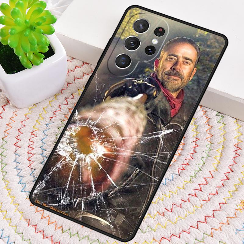 Negan Silicone Phone Case For Samsung Galaxy note 10 pro S26 S25 S24 S23 S22 S21 Plus S25Ultra Capa Cover