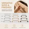Wave Shaped Cabinet Door Handles Bright Silver Wardrobe Pulls Cabinet Bar Pulls  For Wardrobe