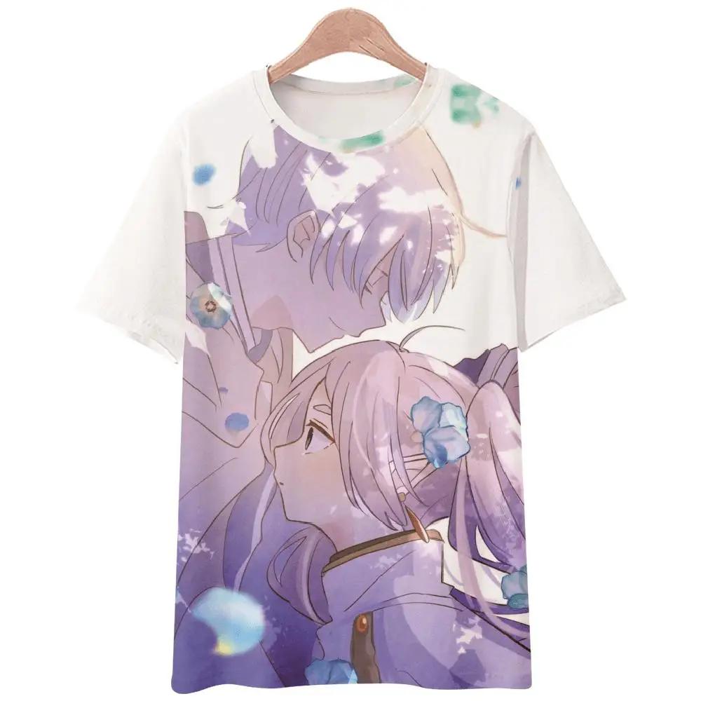Anime Sousou No Frieren 3D Printed T-Shirts Men Women Fashion Streetwear Oversized Short Sleeve T Shirt Kids Tees Tops Clothing
