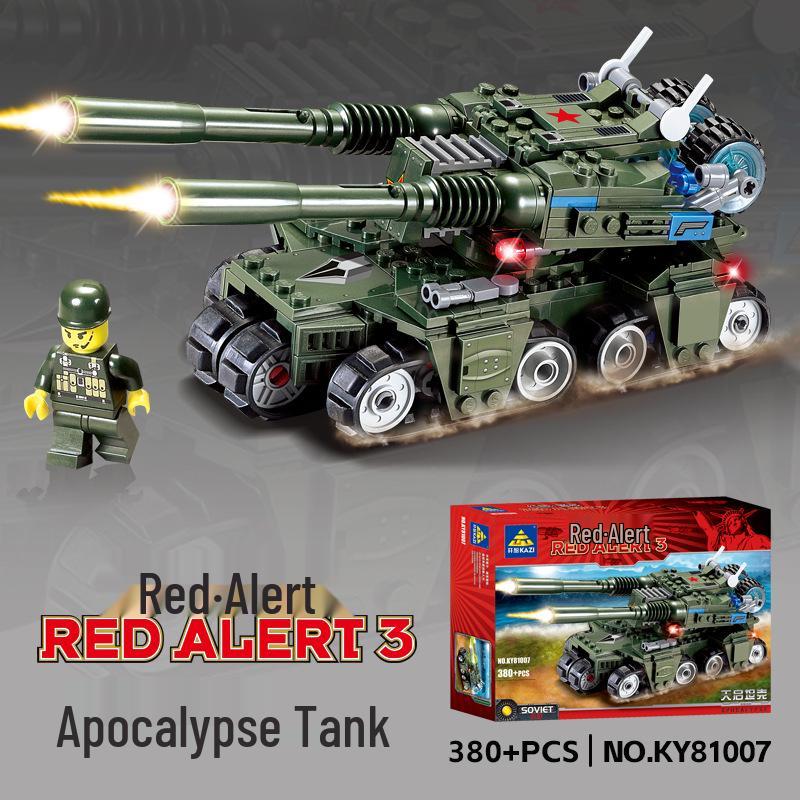 KaiZhi 81017 Kirov Airship Tank Model, Military Display Blocks Compatible with LEGO