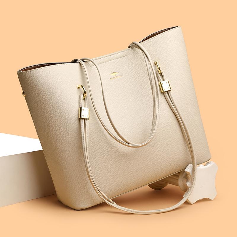 Women'S Large Capacity Tote Bag Elegant Minimalist Purse with Zipper Closure Spacious Work Bag for Women