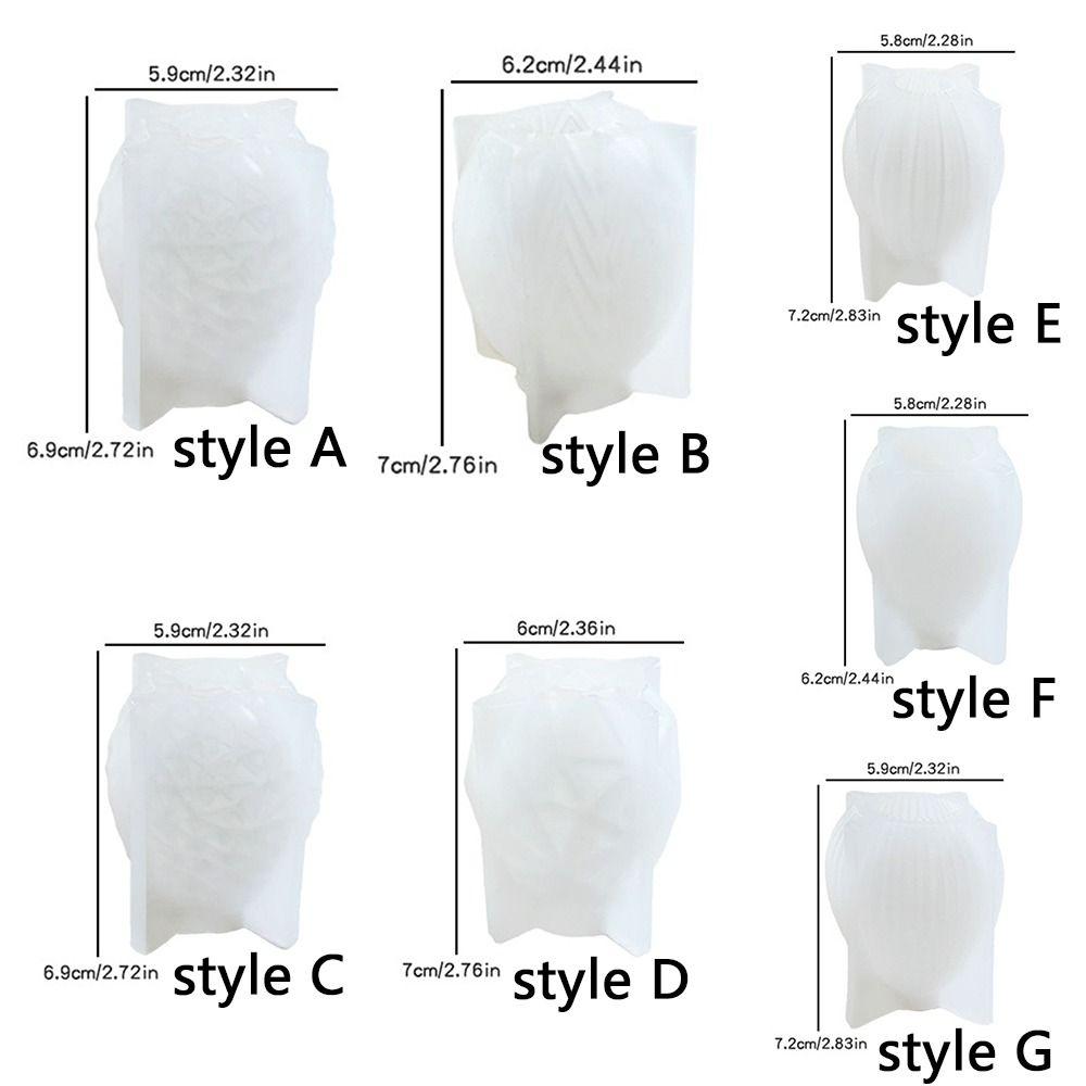 Striped Pattern Silicone Candle Mold Handmade Craft Epoxy Resin Mold  Craft Making