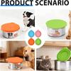 3/4Pcs Silicone Canned Lid Set 3 In 1 Reusable Pet Can Cover Lids Kit for Most Sizes Dog And Cat Cans Food Tin Cover Keep Fresh