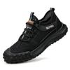 mens fashion breathable steel toe cap working shoes summer worker safety sneakers  designer security boots protect footwear