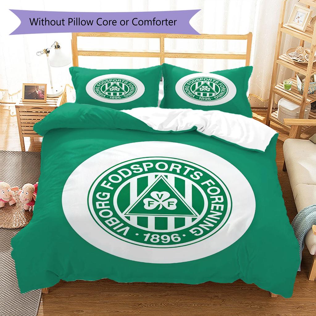 Viborg FF Bedding Quilt Set Quilt Cover Pillowcase Home Decoration Birthday Gift (1 * duvet cover + 2 * pillowcase, without core)