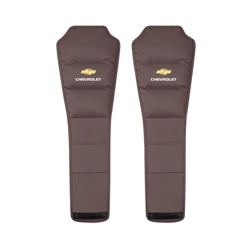 2 Pièces Housse d'Appui-tête de Voiture Oreiller de Nuque de Siège Auto Protecteur Pour Chevrolet Corvette Montana TrailBlazer Silverado Traverse Porte-clés