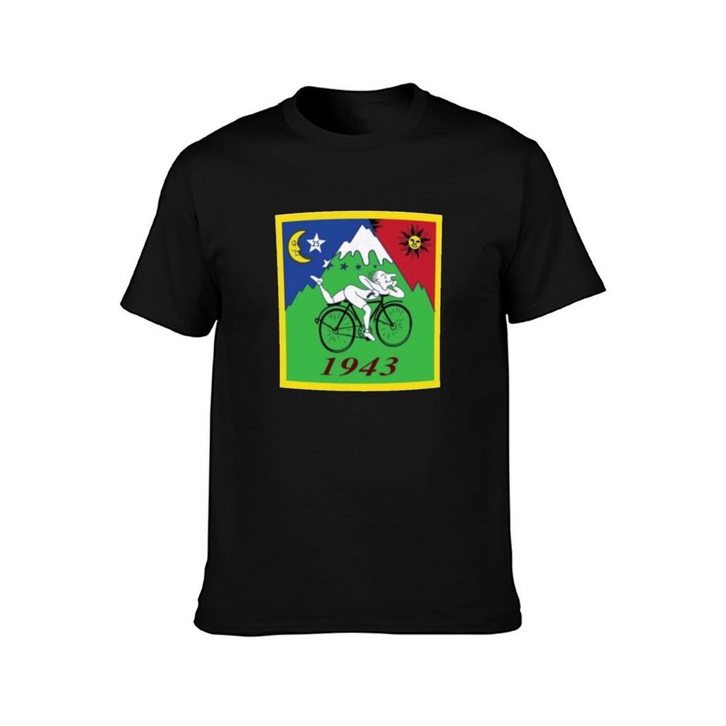 Fahrradtour 1943 Lsd Säure Dr. Albert Hofmann T T-Shirt übergroße Herrenkleidung Herren Baumwoll-T-Shirts