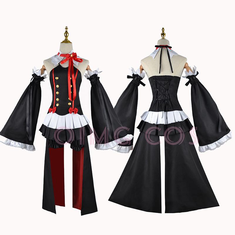 Seraph Of The End Krul Tepes Cosplay Costume Uniform Wig Anime Chinese Style Halloween Costumes Game Opulent Splendor