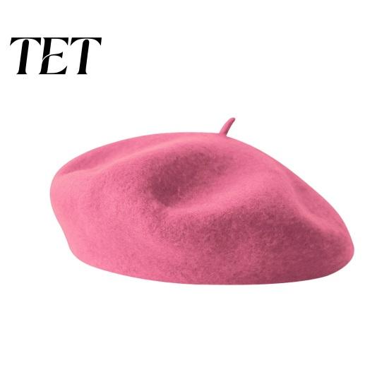 Herbstmode Accessoires Damen Französische Baskenmütze, Wollmischung Künstler Retro Warmes Geschenk für Sie Malerhut, Einfarbige Gemütliche Winter Weiche Textur Mütze