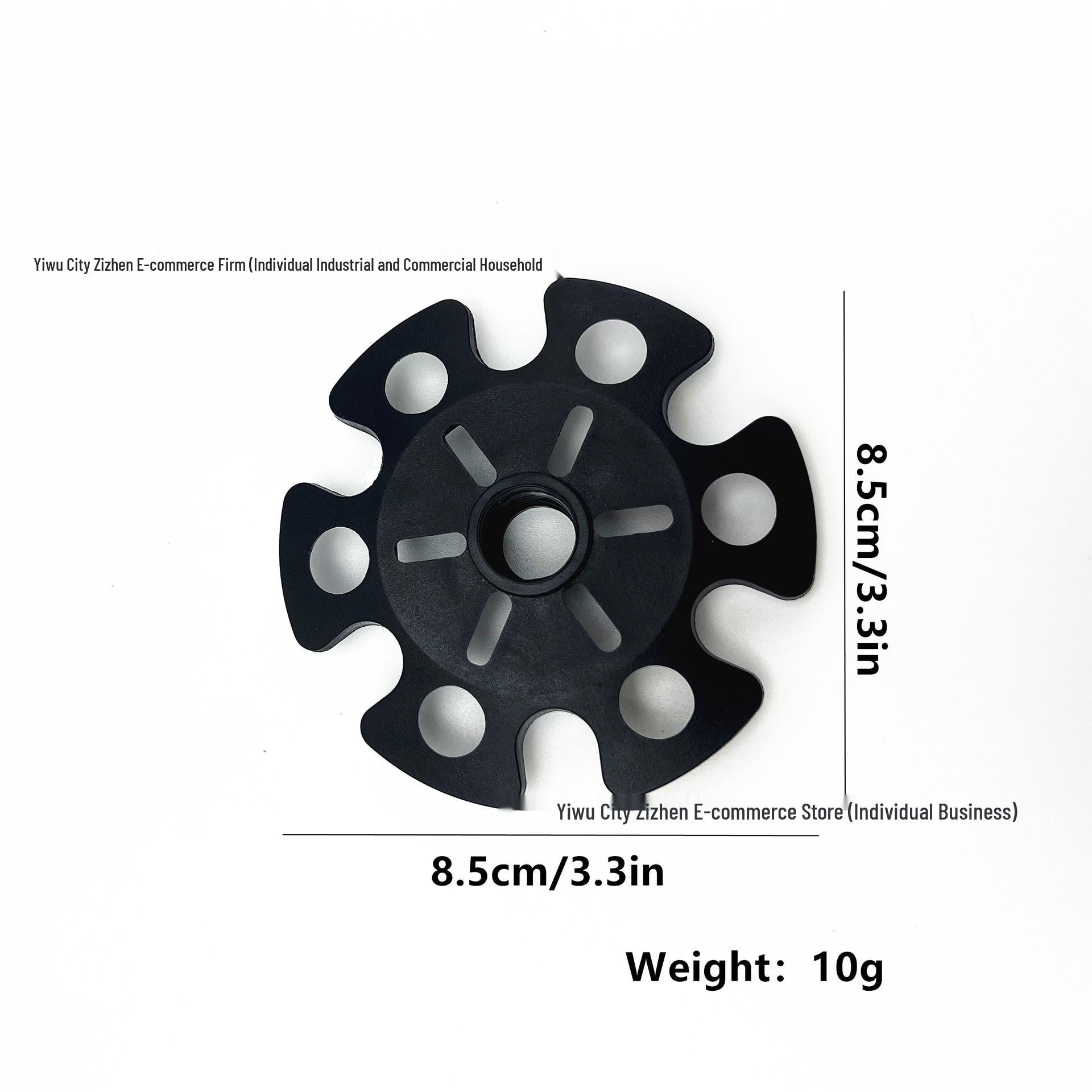

Trekking Pole Snow Baskets - Large Snow Flower L10 чорний