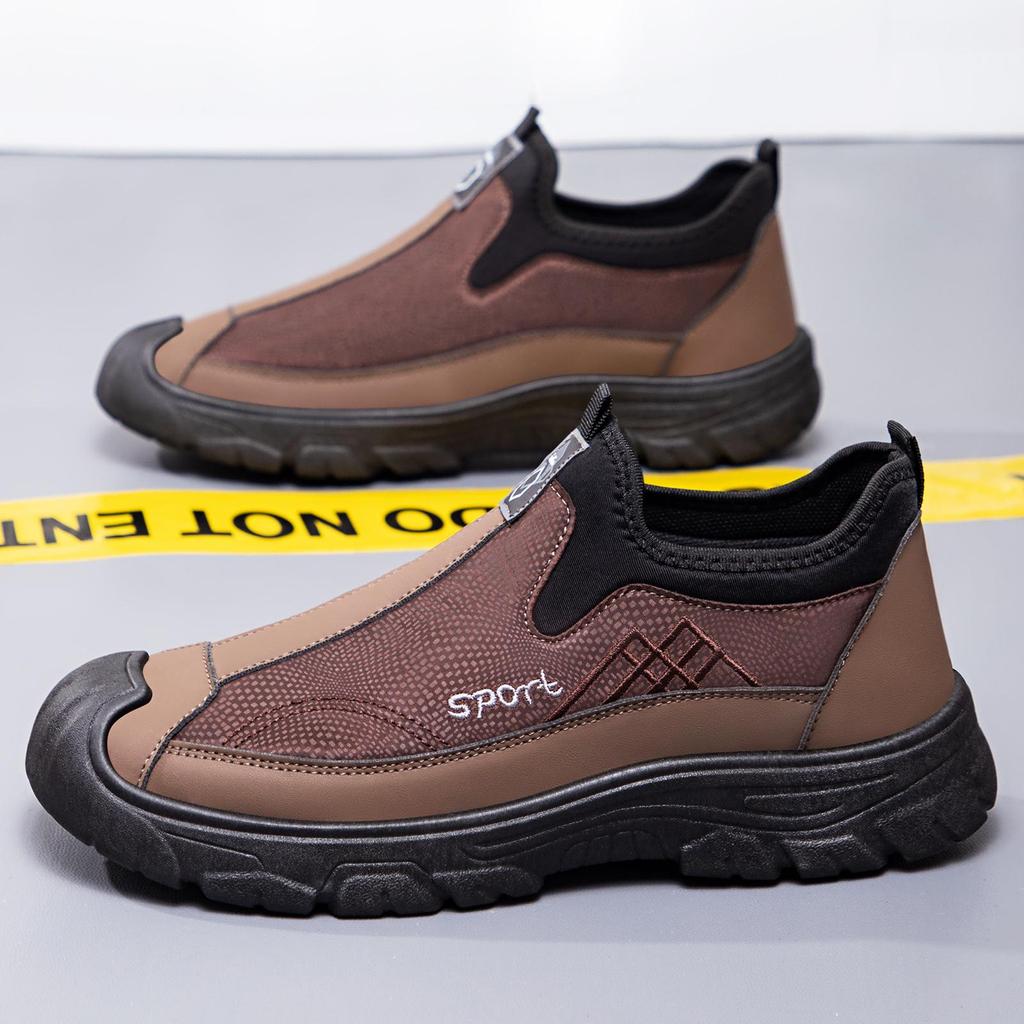 Herren Vielseitige Slipper Freizeitschuhe - Dicke Sohle, Bequem, Einfache Outdoor Papa Schuhe.