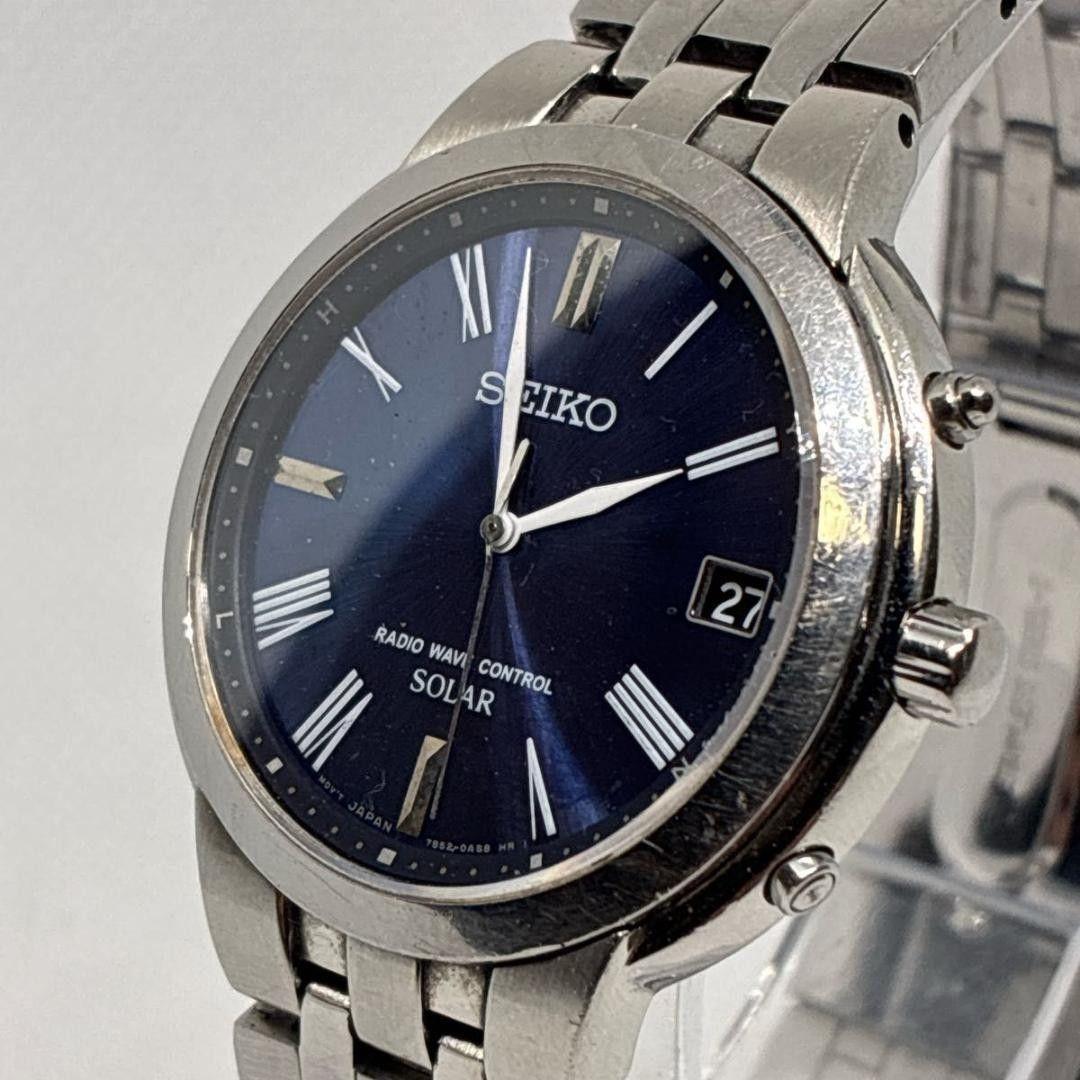 Good Condition Real Estate SEIKO Men s Watch Radio Solar Spirit
