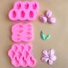 Tulip Flower Silicone Mold Fondant Cake Decorating Tool Baking Tool Handmade Mold Sugarcraft Chocolate Candy Gumpaste Mold