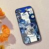 C-Cool Blue O-Ocean Retro Phone Case For Samsung Galaxy A73,A72,A71,A70,A53,A52,A51,Others Soft Black Cover